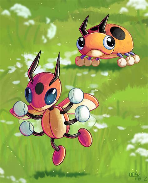 mosquito pokemon|lady bug pokemon.